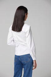 Camisa Musta Popelín Stretch